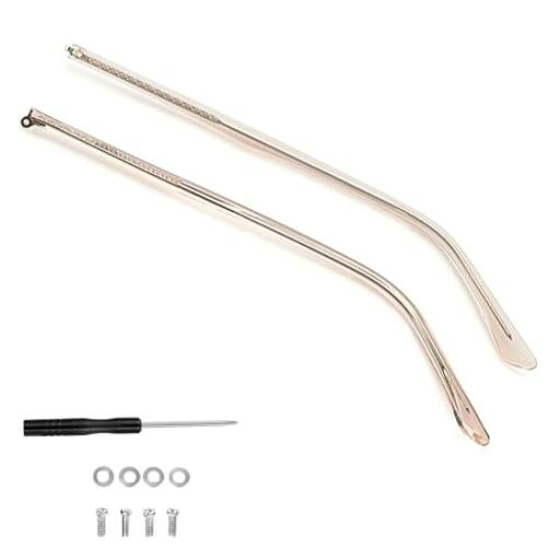 【修理キット】パッケージには、テンプル1組(0.36x14cm)、ドライバー1本、ネジ20本、ワッシャー4個、ドライバー1本が含まれています。テンプルの取り付けと交換に便利です。ご注意:購入前にサイズをご確認ください。 【信頼できる素材】UPIONICの交換用テンプルレッグは金属とプレートで作られており、頑丈で耐摩耗性があり、長期間使用できます。 【エレガントなデザイン】エレガントなデザインは、メガネフレームの外観を変え、あなたのセンスの良さを示し、高価なメガネに新鮮で新しい命を吹き込みます。 【快適】重さはわずか5gで、当社の交換用テンプルレッグは耳への圧力と痛みを最小限に抑えます。 【取り付け簡単】交換用メガネレッグは、3イン1ドライバーを使用して簡単に取り付けられます。ほとんどのメガネとサングラスに適しています。