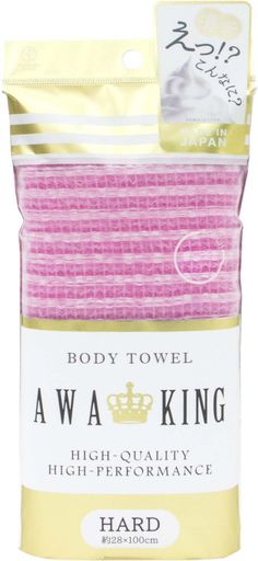 ヨコズナクリエーションボディタオルピンク27x12x2.3cm