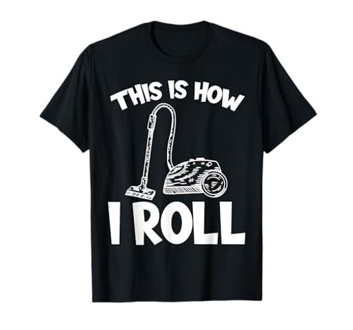 掃除機私は部屋をきれいにし、アパートに掃除機をかけるTシャツ