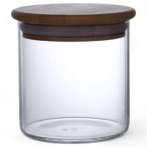 J-kitchens水影漬け物容器/耐熱ガラス製キャニスター9.5cmx9.5cm530ccベーシック保存容器CurrentModel