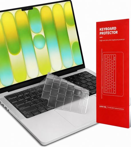 【対応機種】2026-2021 発売 (M5/M4/M3/M2/M1 チップ) Macbook Pro 14/16 /Macbook Air 13/15 /Neo専用 キーボードカバー [日本語JIS配列],型番:A3404 A3449 A3448 A3426 A3427 A3428 A3429 A3434 /A3240/A3241/A3112/A3401/A3403/A3113/A3114/A2991/A2992/A2779/A2780/A2442/A2485/A2941/A2681。ご購入前にパソコンの型番をよく確認してください。 【超薄型・高透明度】超薄型&amp;手触りが良く、キーボードカバーを装着しても違和感のないタイピングが可能な状態。夜間でも、キーボードの字がよく見えます。 【高品質TPU材料】高品質で丈夫なTPU材料を用いて作られ、耐久性に優れている。キーボード表面を傷つけにくいとともに、指紋を持ちにくい。フルカバーは感触には何の影響もありません。 【防水・防塵】キーボードは耐摩耗性が特徴。ホコリ、汚れ、水などからMacBook Air/Pro キーボードを保護できます。