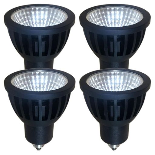 26 mm Cfl - VIMLITELEDハロゲン電球e11ブラック調光器対応COB7W60W~75W相当60度ダクトレール用LEDスポットライト4個セット(電球色(2700K)本体黒E11(広角60度))