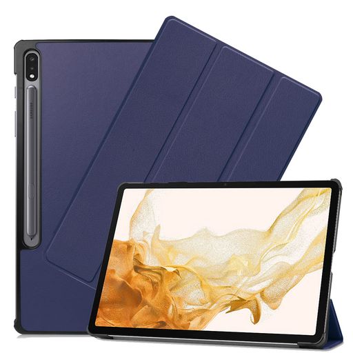 FORGalaxyTabS8Plus2022発売/S7/TabS7Plus12.4インチ用の保護カバー軽量薄型FORGalaxyTabS8Plus2022発売12.4インチ用の三つ折保護ケース磁石FOR