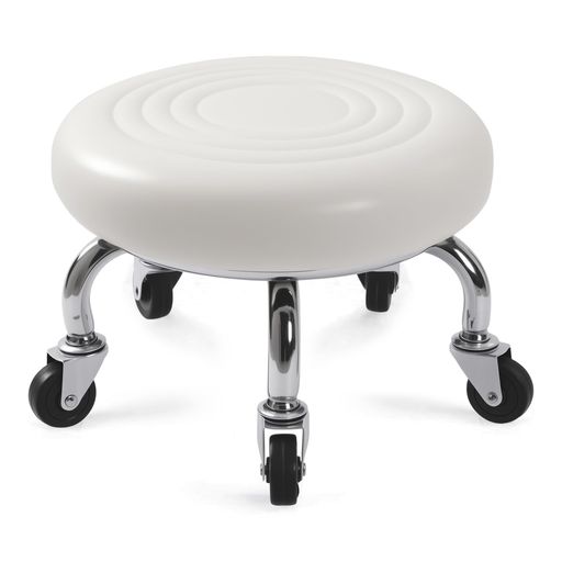 【製品仕様】:サイズ:約32*32*23.5cm/【重量】:2.7kg/【耐荷重】:100kg/【クッションの直径】:32cm/【クッションの厚さ】:65cm 【商品内容】:椅子本体x1 キャスターx5 【材質詳細】:【シート】:PVC/【脚部】:スチール/【キャスター】:ゴム製 【活躍シーン】:メンテナンス作業、ヨガサポート、フロアワークに最適です。キャスター付きで移動もスムーズ、昇降機能で高さ調整も簡単にできます。