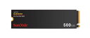 SanDiskExtreme500GBM.2NVMeSSD内蔵SSDPCIeGen4.0最大5000MB/秒の読み取り速度nCacheTechnology