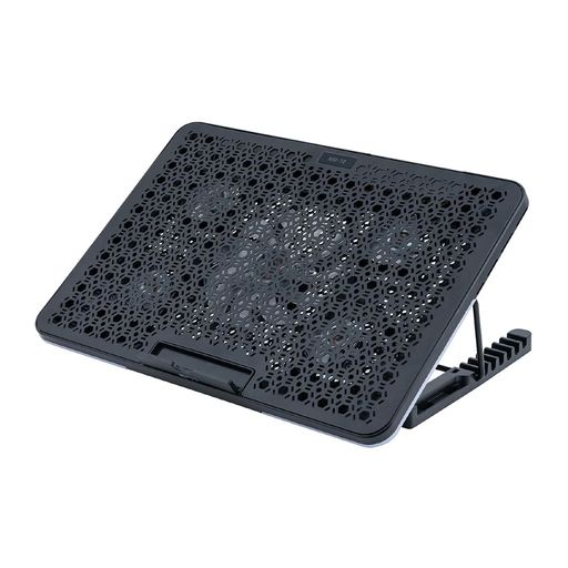 MCOノートPCクーラースタンダードサイズ2WAY5FANノートパソコン冷却ブラックZ0360