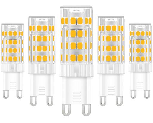 Led Bulb - (5個入り)G9LED電球非調光対応4W省エネ40Wハロゲンランプ相当セラミックG9口金350ルーメン電球色3000K360度広配光。