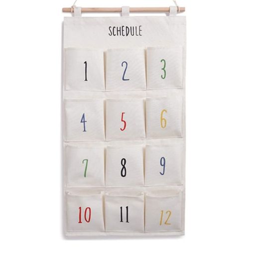 desikakyウォールポケット12個ポケット壁掛け収納吊り下げ収納省スペース鍵文房具手紙雑物小物入れドア..