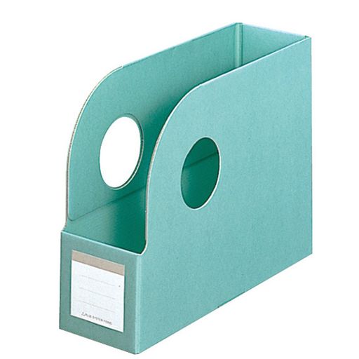 プラスボックスファイルワイドオープンA4横背幅100mm83-533グレーン