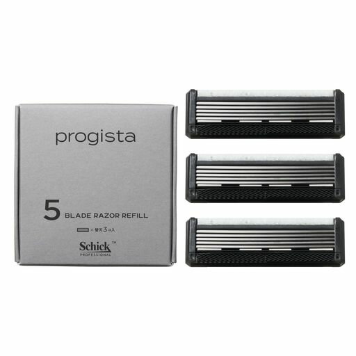 Schick(シック)プロジスタ5枚刃替刃(3コ入)男性用髭剃りカミソリひげそり