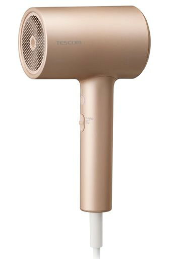 Rakuten - テスコム(TESCOM)ドライヤーモイスチャーイオン(TM)髪にうるおいを温冷モード搭載I字型コード長1.7mゴールドTDX300A-N