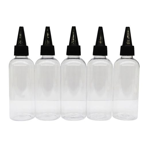 EpoChemical とんがりキャップボトルPET クリア 100ml 5本組