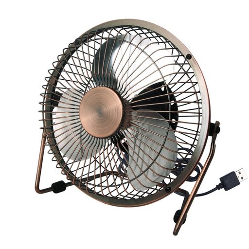 レトロ扇風機USBプラグイン式静音多機能卓上360°角度調整滑り止めミニ扇風機強風長寿命6寸3枚羽根省エ..