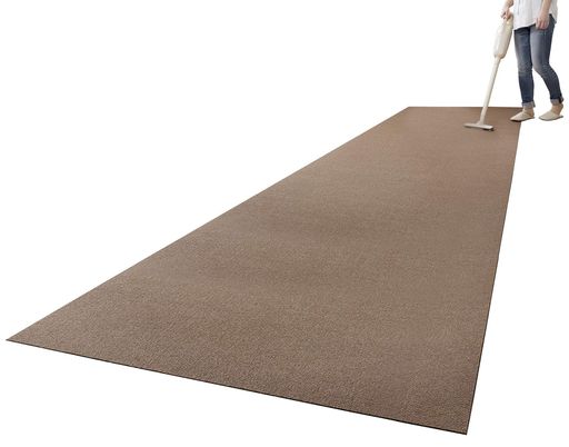 樂天商城 - サンコー キッチンマット ずれない 台所マット ロング 90x300cm ブラウン【日本製 撥水 消臭 洗える】おくだけ吸着 KO-57