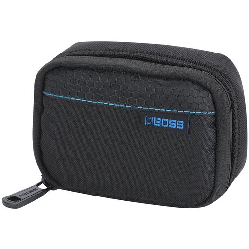 KATANA:GOおよび充電ケーブル、イヤホン、その他小物を収納できる専用ポーチ 耐久性に優れたポリエステル素材の外装 メッシュ・ポケット付きの、手触りのよいビロード調の内装 位置の調整や着脱が可能な仕切りにより、柔軟な収納が可能 BOSSロゴ入りのケーブル・タイを付属 BOSSロゴを冠した堅牢なジッパー・タブ BOSSWL-20/WL-20L/WL-30XLRの持ち運びにも便利