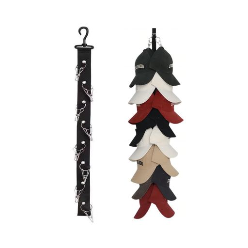 帽子掛け吊り下げ式収納帽子ハンガースタンド収納ストキャップラックドアハンガー360°回転省スペース強..