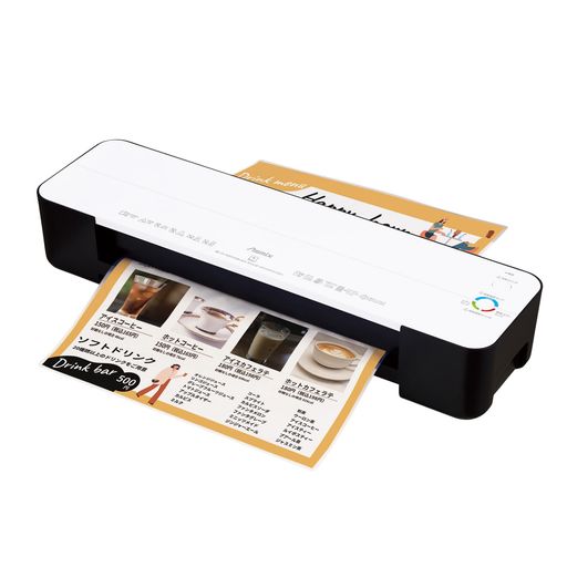 ラミネーター L411A3 4本ローラー 150μm A4 仕上がりきれい 白 速度調節 温度調整 メモリー機能 オートパワーオフ アスミックス