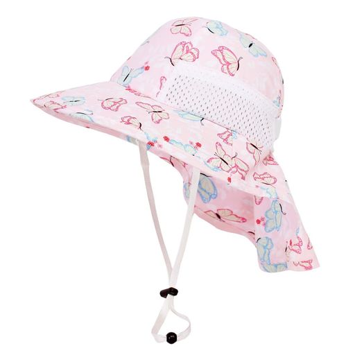 乐天商城 - [RUNQIU] ベビー用ハット 幼児 キッズ UPF 50+ サファリハット つば広 UVカット ハット 子供 メッシュ 日よけ帽子 折りたたみ 春 夏 幼稚園 入園 海遊び 旅行 ビーチハット (JP, 数字サイズ, 46.0 cm…