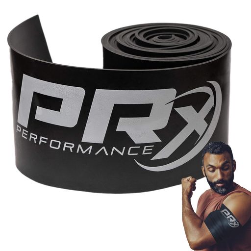 PRxPerformanceマッスルコンプレッションフロスバンド-リカバリー&モビリティ強化、ジム対応コンプレッションバンド、血行改善、痛みの軽減、ストレッチ強化、膝タック&フロスストラップ-1mm