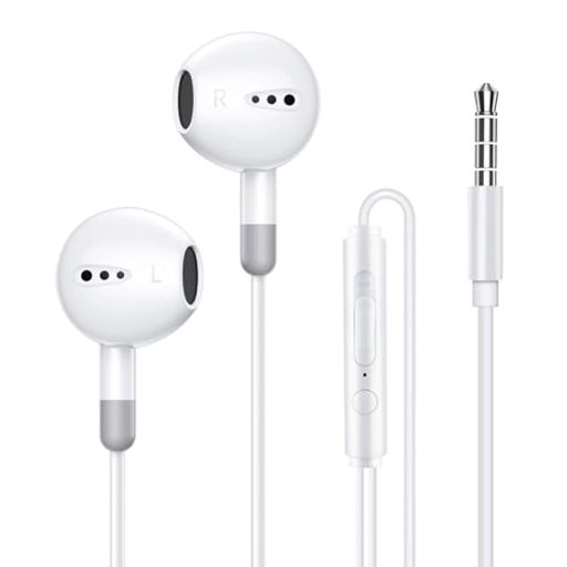 【2026年新バージ 高コスパ 3.5mm イヤホン】超クリアな通話&雑音なし マイク付き HIFI 音質・有線・マイク付き通話クリア・装着軽量 3.5mm・絡み防止・遅延・断線ゼロ・リモコン搭載iPhone/And…