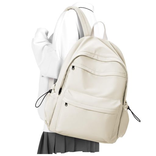 [wassdins] リュック 人気バックパック メンズレディース バッグ 15.6 パソコンリュック 大容量 軽量 防水 旅行 通勤 通学 学生 小学生 中学生 高校生 大学生 男女兼用 防災用品 ベージュ