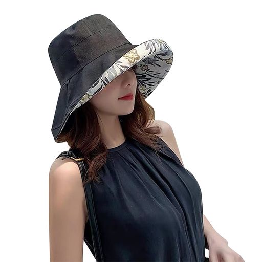 【UVカット帽子】サイズ:頭周り約54-60cm つばの広さ約13cm 深さ約28cm カラー:ブラック、ホワイト、イエロー、ネイビー、ピンク、グレー 【両面使える】1枚持ち相当2枚、シンプル&amp;ファッションなデザインです。無地&amp;花柄両面使え、服装に合わせやすい、どんなシーンでも活躍できるので、毎日のコーディネートに大活躍間違いなし!! 【紫外線対策】紫外線保護指数UPF50+で春夏の強い日差しを遮り、目や肌をしっかり守ります。つばが広いので、うなじまでもカバーできて、紫外線やUV防止効果の高いハットです。 【あご紐付き】専用あごひも付属で、自転車や登山などの風の強い日にも日除け帽子が飛ばされることなく、安心してお使いいただけ、取り外して可能なので、あごひもの必要ないシーンでは外してお使いいただけます。 【携帯便利】手洗い可能、あご紐取り外し可能、折りたたみ可能ので、カバンに入れて持ち運びに便利な機能性に優れた嬉しいデザインです!日常通勤はもちろん、運動会、山登り、遊園地、ガーデニング、ピクニック、遠足、旅行、散歩、海水浴、ウォーキング、トレッキング様々な場合にぴったり帽子です。