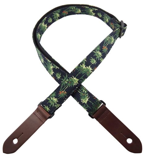 ストラップピンが付いている、またはこれから取り付けるウクレレに使用するためのストラップ 牛本革エンド、長さ約11cm、幅3cm、厚み約3mm ストラップ全長約80cm~約140cm プラスチックパーツYKK製 ウクレレストラップ