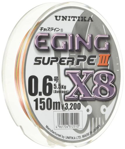 ユニチカ(UNITIKA)ラインキャスラインエギングスーパーPEIIIX8150m0.6号