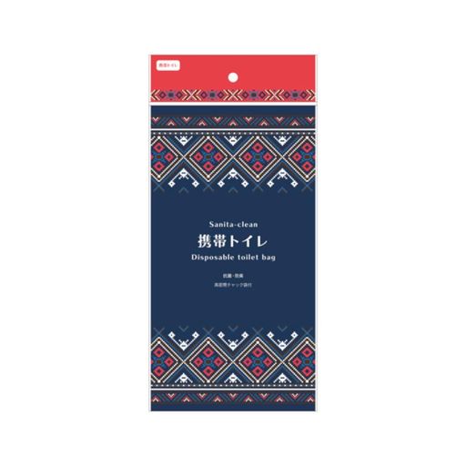 サニタクリーン簡易トイレブルー143x290mmサニタクリーン携帯トイレAlumアルムDG-174DG-174