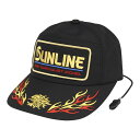 サンライン(SUNLINE)キャップS-DRYパフォーマンス防風キャップメンズCP-3403レッドフリー