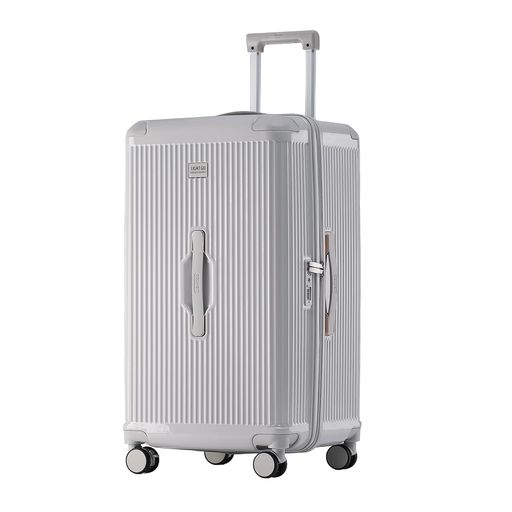 Suit Case - [LIGHTGO]スーツケースキャリーバッグ軽量大容量20インチ26インチ30インチ機内持ち込み海外旅行静音ハイグレードPC材質アルミ合金伸縮棒TSAロック収納しやすい防水360度静音キャスターブラ…