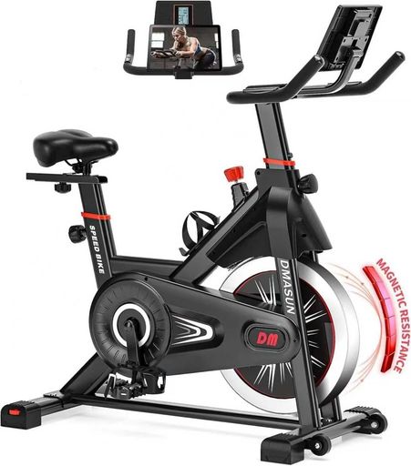 【丈夫で安定・安心設計】エアロバイクの実際の耐荷重は最大150kg(300ポンド)です。メインフレームの製造には厚い合金鋼を使用し、ヘビーユーザーでも自転車が動いたり揺れたりすることなく上手に使用できる。全製品は工場出荷前に転倒防止テストを実施しており、安定性・安全性・耐久性に配慮した設計となっています。 【磁気抵抗式、静音でスムーズ】磁気抵抗方式を採用し、摩擦による音や振動をほぼ完全に排除。ペダリングは非常にスムーズで、長時間の運動でも快適に続けられます。夜間やマンションなどの集合住宅でも、周囲を気にせず運動可能。従来のフェルトブレーキ式に比べて摩耗や劣化が少なく、耐久性も抜群です 【0〜100%無段階調整で、目的に合わせたトレーニング】マグネット式負荷システムを採用し、摩擦による接触抵抗がなく、静かでなめらかなペダリングを実現。ダイヤルを回すだけで0〜100%まで細かく負荷調整でき、運動中でも引っかかりや急な変化がありません。常に快適なペダリングを維持できます。