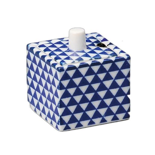 うろこ紋角辛子入[4.3x4.3x5.5cm]|辛子入れ|