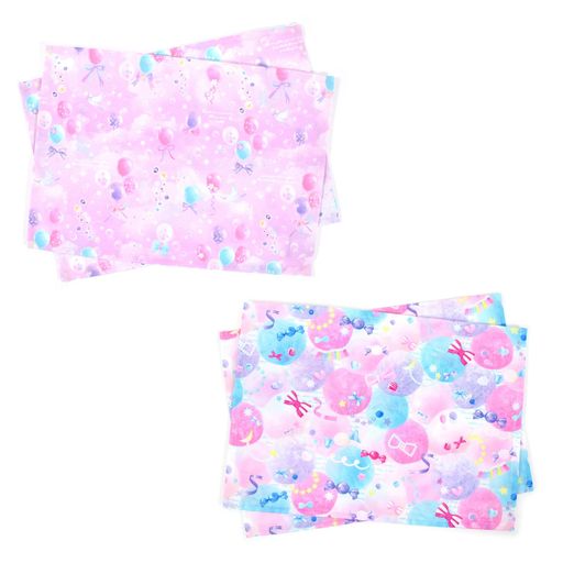 COLORFULCANDYSTYLEランチョンマットスタンダード4枚セット(同柄2枚x別柄2柄)撥水生地ランチマット給食..