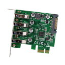 CYカード薄型4ポートPCI-EからUSB3.0HUB5GbpsPCIExpress拡張アダプタまで5Gbpsマザーボード用(2)