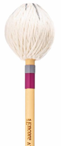 硬さ:ミディアム・ハード テープカラー:バーガンディ&amp;グレー 毛糸:アルパカ・ウール 柄:バーチ柄、約430mm ヘッド芯:ラテックス巻きコア