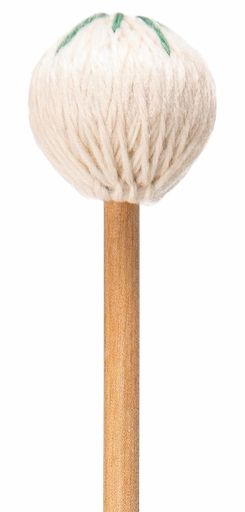 硬さ:ミディアム・ハード カラー:ホワイト&amp;ジェイド 毛糸:100%北米産アルパカウール 柄:バーチ柄、約420mm ヘッド芯:ラテックス巻きディスク形コア/ウェイト入り