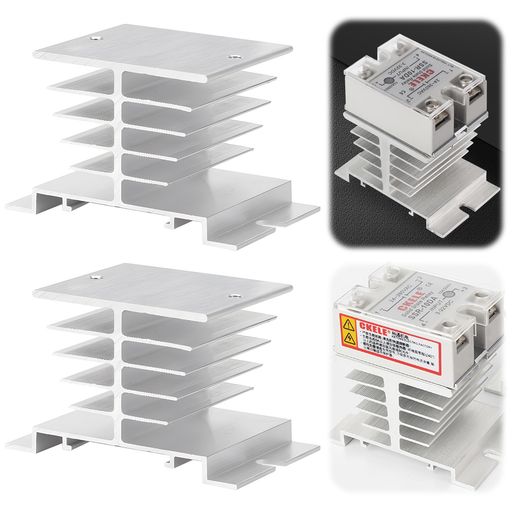 REYLNXR固体リレーヒートシンクヒートモジュールSSR小型ヒートシンクアルミ合金温度制御(製品の内容:固..