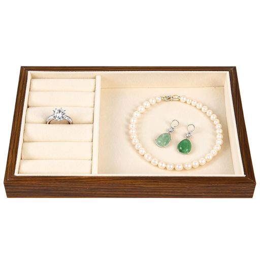 GONGXIFACAIアクセサリー収納ジュエリートレイアクセサリートレイネックレス指輪ピアスディスプレイ収納-展示両用小物置き高級おしゃれ(A)