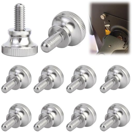 つまみネジM4x10mmステンレス鋼製10個セット小型平ネジハンドルネジフラットヘッド機械便利な操作屋内..