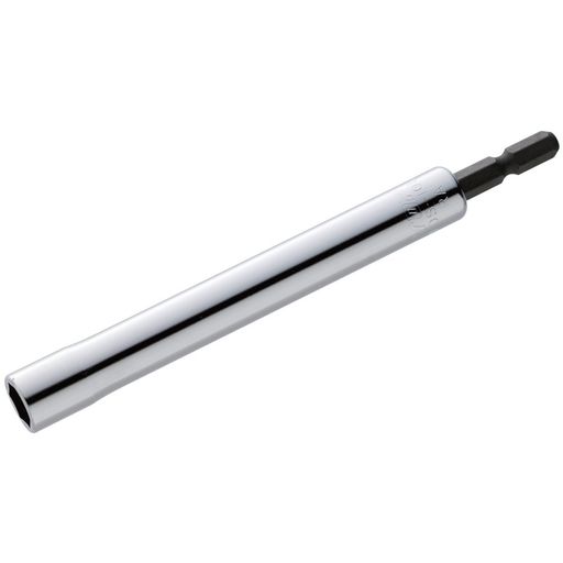 呼び寸法:10mm サイズ:全長143.0x横14.5x高さ14.5mm 6角対辺:10mm 奥行:100mm 質量:85g 材質:ビット材/SCM435 差込角:6.35mm 仕様:6角サーフェイスソケット、14.4Vインパクトドライバー対応