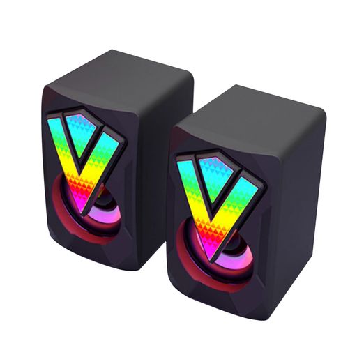 PCスピーカーUSBスピーカーデスクスピーカーRGBモニタースピーカーサウンドバーUSB電源AUX接続コンパクトノートパソコン/スマホに対応