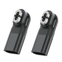 SHOKZ充電ケーブル対応USB-C変換アダプター2個SHOKZOPENRUN(旧AFTERSHOKZ)/AFTERSHOKZAEROPEX/SHOKZOPENRUNPRO/OPENCOMMSHOKZ/OPENRUNMINI(2)