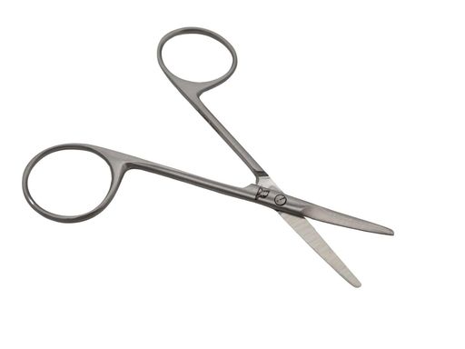 先端をゆるやかにカールさせたまゆ毛専用カットバサミ細かなお手入れに特化国際本舗