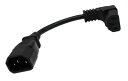 CERRXIAN18cm90度c133ピンメスtoIEC320C143ピンオスPDUの電源供給延長コードコンピュータLEDHDTVモニタとスキャナ
