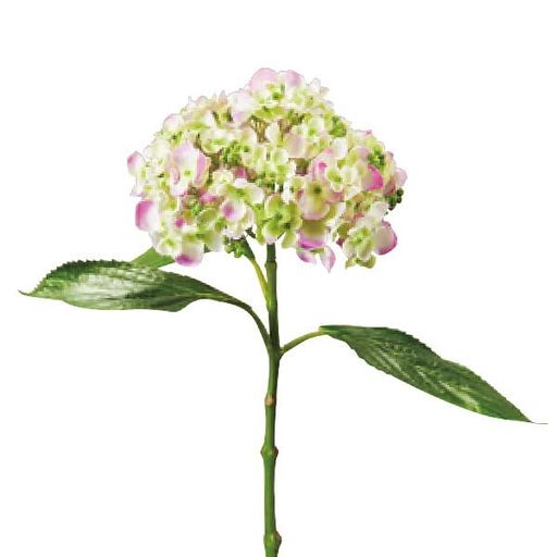 造花シルクフラワー『てまりあじさいラベンダー/グリーンGA0229-194』