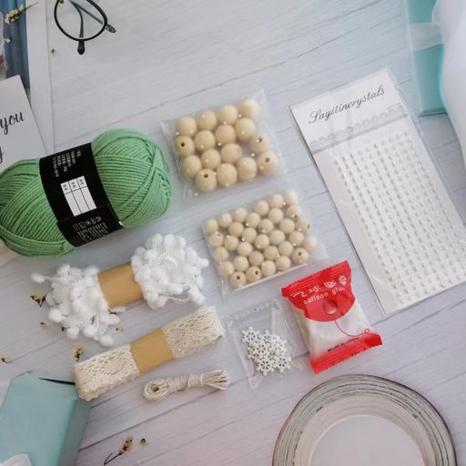 毛糸クリスマスツリーDIY材料バッグホーム装飾クリスマス...