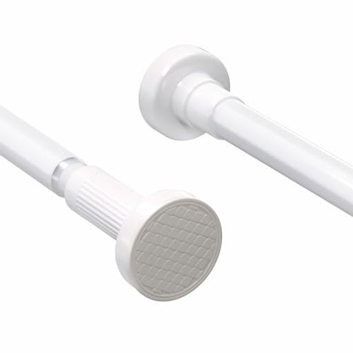 Goowin突っ張り棒84~205cmねじり止め式つっぱり棒強力伸縮棒シャワーカーテン衣類コート掛け棚収納ベランダリビング洗面所トイレお風呂浴室玄関整理クローゼット収納カーテンロッド物干…