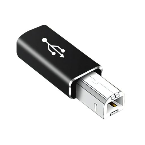 CNCTWO(コネクトツー)USB3.0(C)をUSB2.0(B)をへ変換するアダプタUSB2.0(B)(オス)-USBTypeC(メス)OTG機能5V/1A転送速度480Mbps(USB2.0(B)オス-USBCオスアダプタ)
