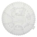1 個太陽ドラゴンシリコンモールド、樹脂鋳造金型フラワーリースフライングドラゴンモールド家庭用壁掛け装飾用